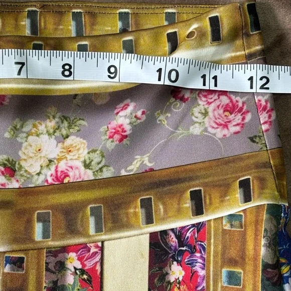 NWT IPGN Women’s Flare Pants Colorful Luxury Material Embellished/Crystals Boho - Picture 9 of 13